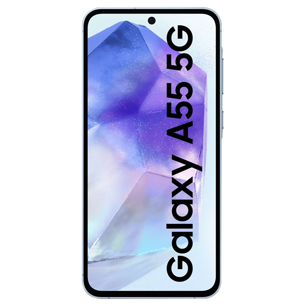 Buy SAMSUNG Galaxy A55 5G (12GB RAM, 256GB, Awesome Iceblue) Online Croma